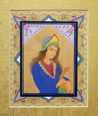 Ahmed Khan, Tradition, 7 x 8 Inch, Gouache on Wasli, Miniature Painting, AC-AMK-CEAD-002